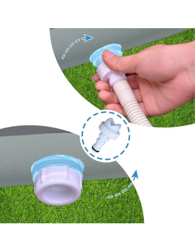 Basen stelażowy owalny 366x76cm ultra strong 12016v63