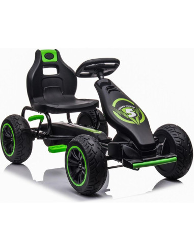 Gokart auto na pedały enero 18 czarno zielony