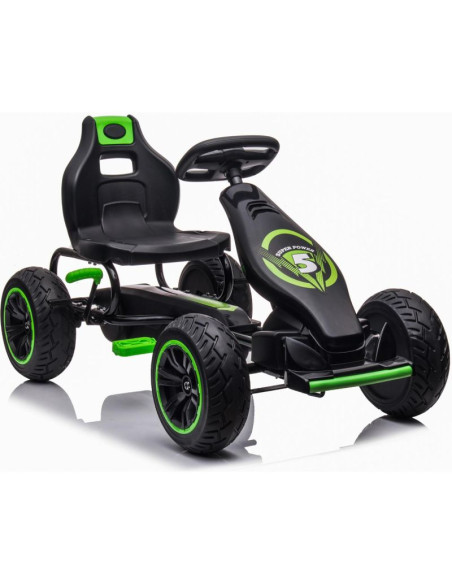 Gokart auto na pedały enero 18 czarno zielony