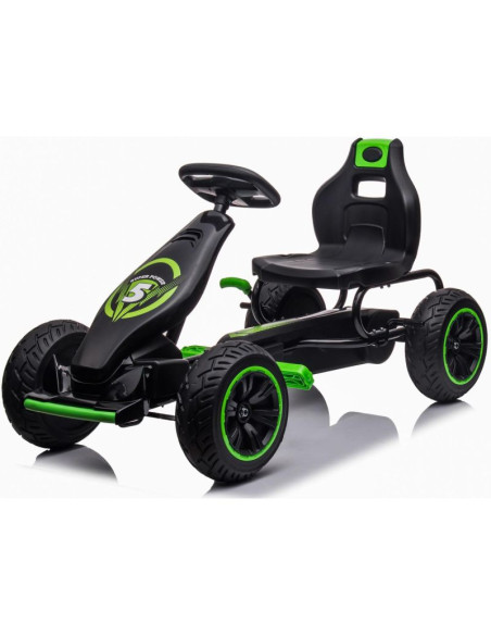 Gokart auto na pedały enero 18 czarno zielony