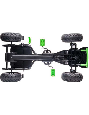 Gokart auto na pedały enero 18 czarno zielony
