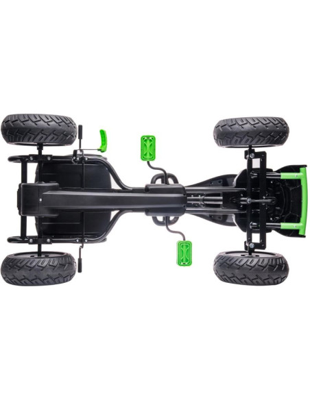 Gokart auto na pedały enero 18 czarno zielony