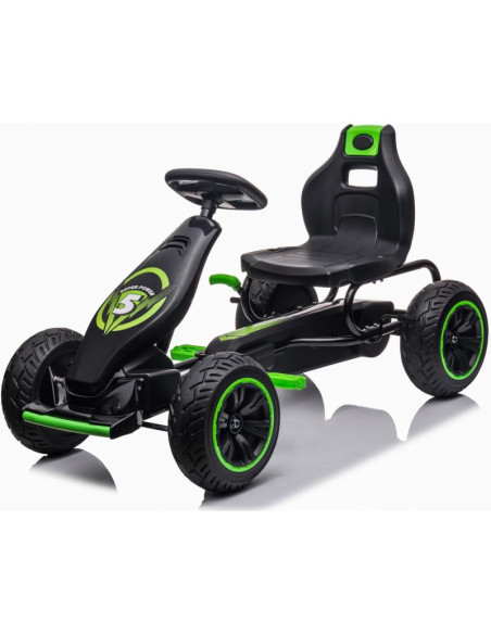 Gokart auto na pedały enero 18 czarno zielony