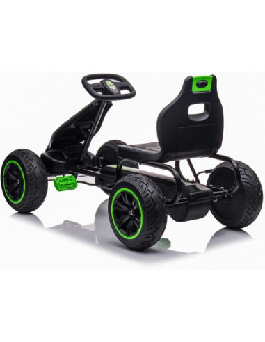 Gokart auto na pedały enero 18 czarno zielony