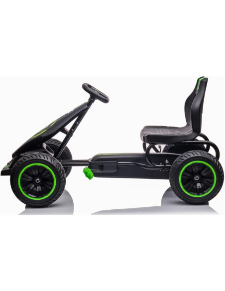 Gokart auto na pedały enero 18 czarno zielony