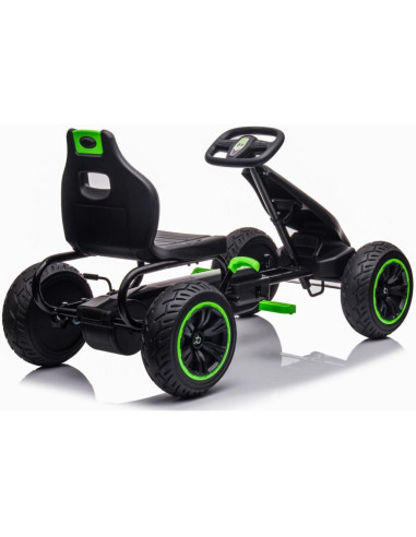 Gokart auto na pedały enero 18 czarno zielony