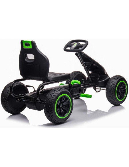 Gokart auto na pedały enero 18 czarno zielony