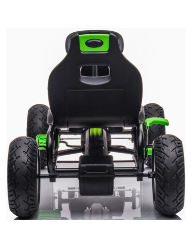 Gokart auto na pedały enero 18 czarno zielony