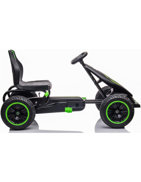 Gokart auto na pedały enero 18 czarno zielony