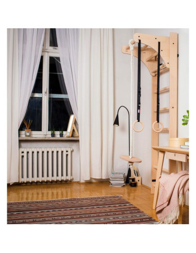 Akcesoria do ćwiczeń w kolorze naturalnego drewna benchk a204