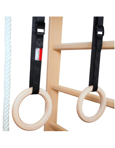 Akcesoria do ćwiczeń w kolorze naturalnego drewna benchk a204