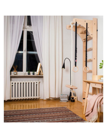 Akcesoria do ćwiczeń w kolorze naturalnego drewna benchk a204