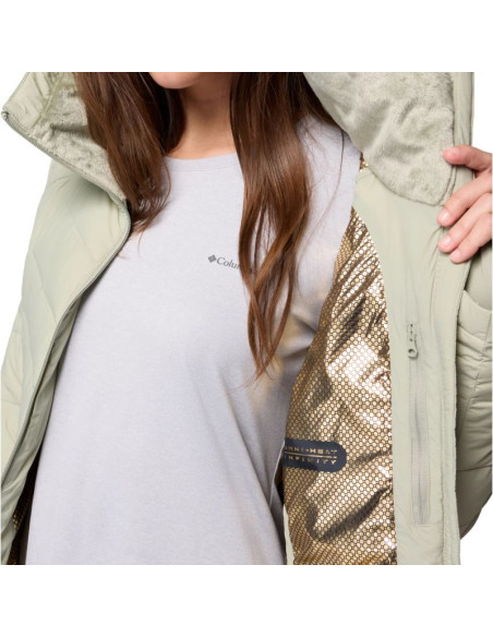 Columbia joy peak hooded ii mid jacket 2088641348 beżowe l