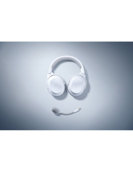 Razer barracuda x zestaw słuchawkowy przewodowy i bezprzewodowy opaska na głowę gaming usb type-c bluetooth biały