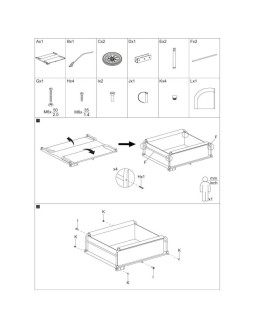 Przyczepka rowerowa 70x65x30cm do 40kg dunlop 2