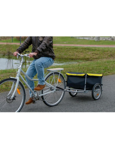 Przyczepka rowerowa 70x65x30cm do 40kg dunlop