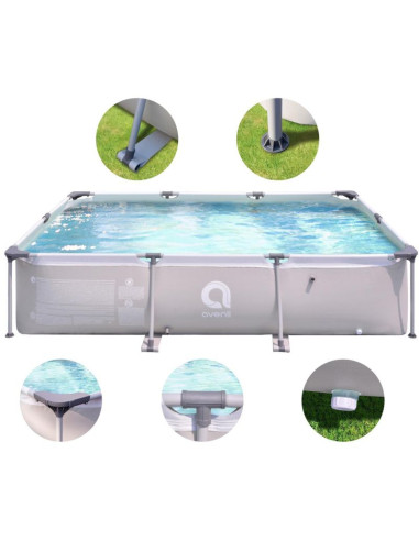 Basen stelażowy prostokątny super strong 300x207x66cm 17771