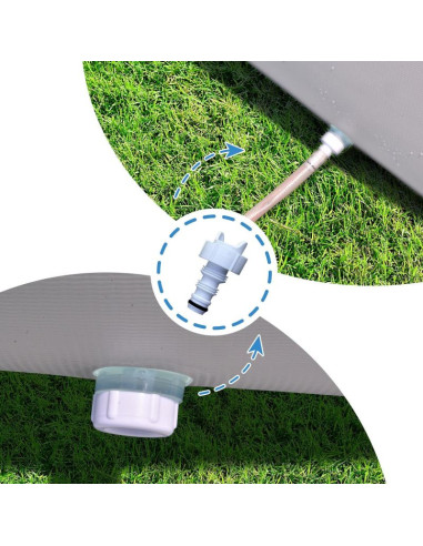 Basen stelażowy prostokątny super strong 300x207x66cm 17771