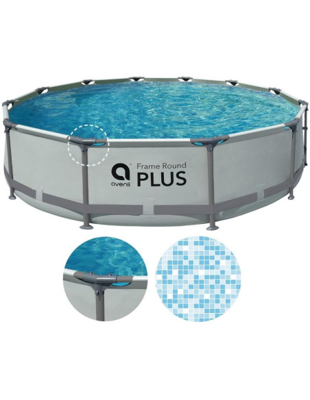 Basen stelażowy owalny 305x76cm ultra strong 12015v63