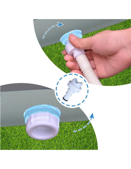 Basen stelażowy owalny 305x76cm ultra strong 12015v63