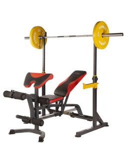 Wielofunkcyjny stojak pod sztangę hms str18 2