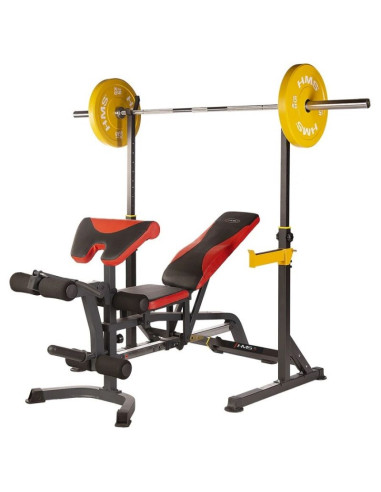 Wielofunkcyjny stojak pod sztangę hms str18