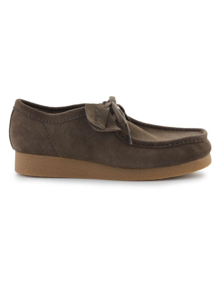 Clarks wallabeeevo 26180920 dark olive suede