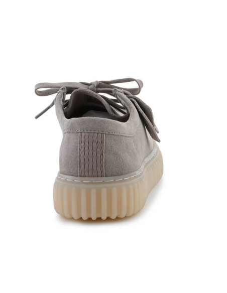 Clarks torhill lo 26182810 light grey suede