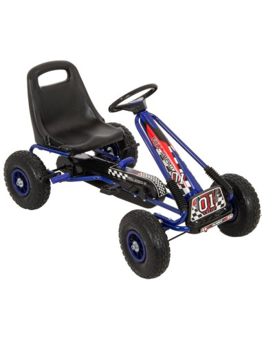 Gokart auto na pedały enero 01 niebieski