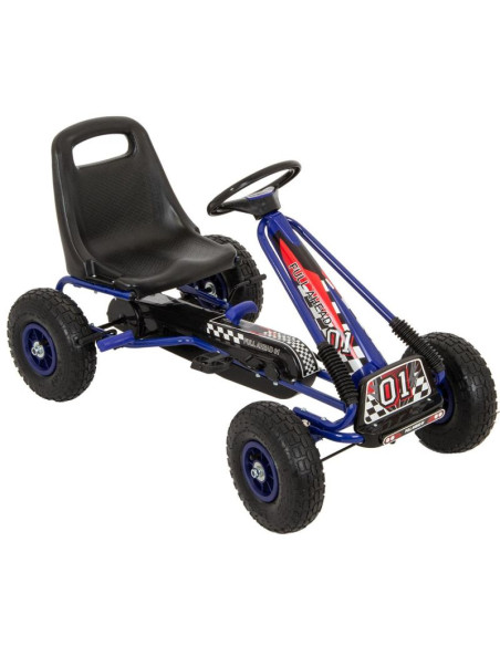Gokart auto na pedały enero 01 niebieski