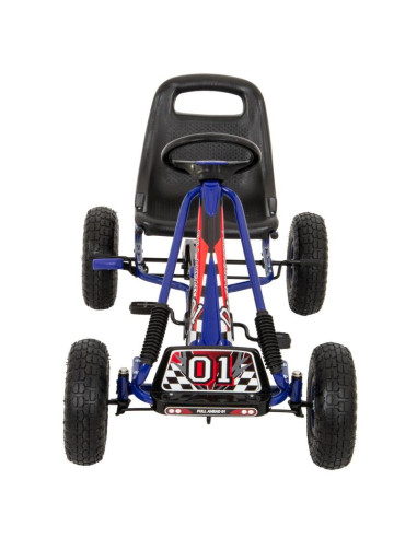 Gokart auto na pedały enero 01 niebieski