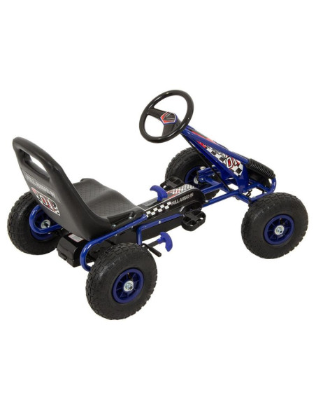 Gokart auto na pedały enero 01 niebieski