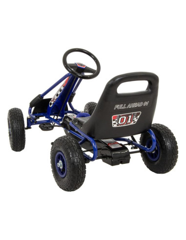 Gokart auto na pedały enero 01 niebieski