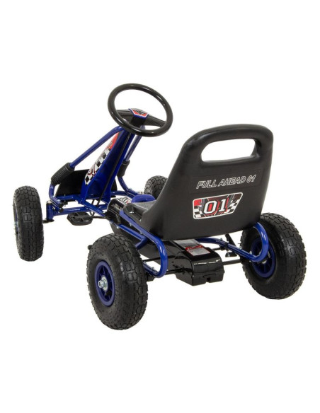 Gokart auto na pedały enero 01 niebieski