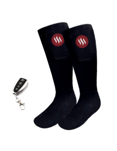 Skarpetki z ogrzewaniem glovii gq2l (41, 42, 43, 44, 45, 46, l  kolor czarny)