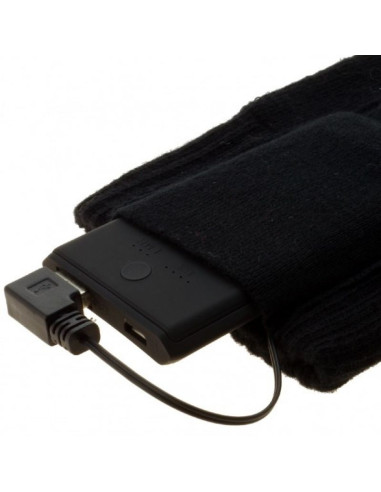 Skarpetki z ogrzewaniem glovii gq2m (35, 36, 37, 38, 39, 40, m  kolor czarny)