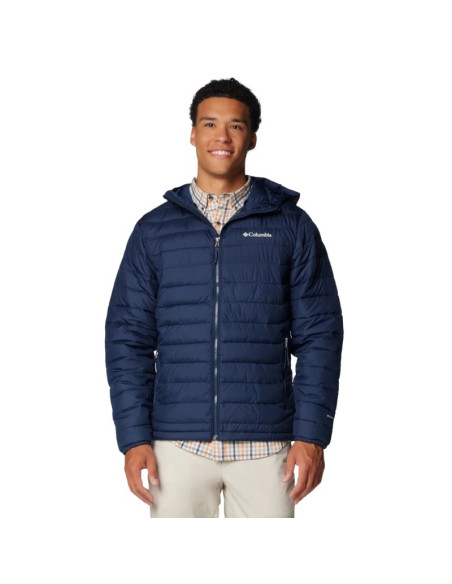 Columbia powder lite ii hooded jacket 2086944464 granatowe l