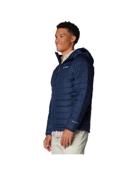 Columbia powder lite ii hooded jacket 2086944464 granatowe l