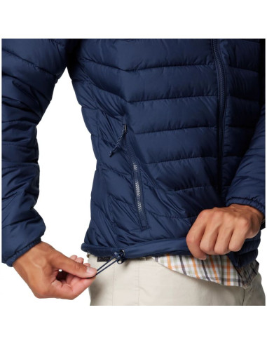 Columbia powder lite ii hooded jacket 2086944464 granatowe l