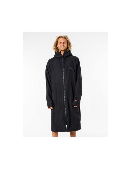 Poncho rip curl anti-series hooded poncho - czarny