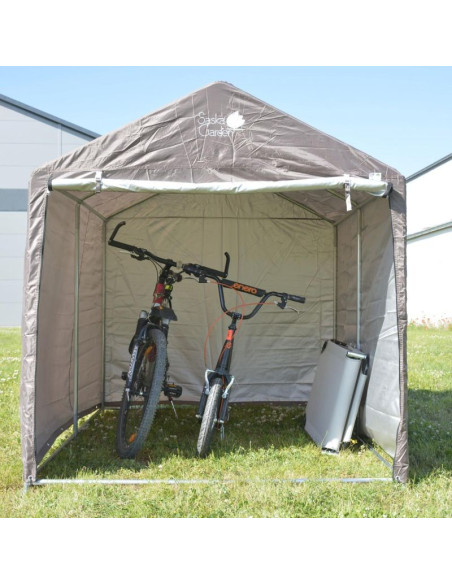 Pawilon garaż ogrodowy 1.57x2.19x1.7m szary saska garden