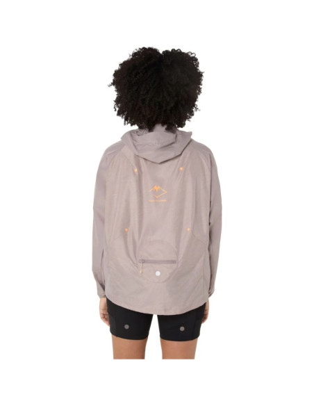 Asics fujitrail packable windbreaker 2012d313-020 szare l