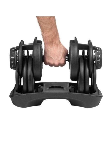 Hantel żeliwny regulowany automat 24 kg rebel active