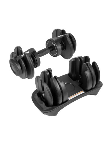 Hantel żeliwny regulowany automat 24 kg rebel active