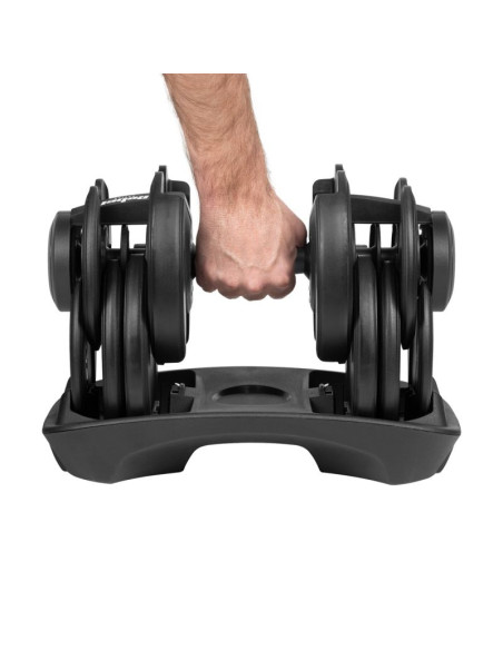 Hantel żeliwny regulowany automat 24 kg rebel active