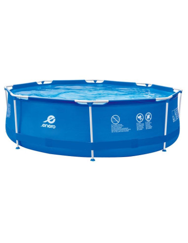 Basen stelażowy owalny z pompą filtrującą 360x76cm enero