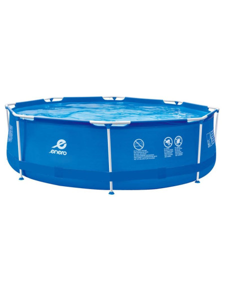 Basen stelażowy owalny z pompą filtrującą 360x76cm enero