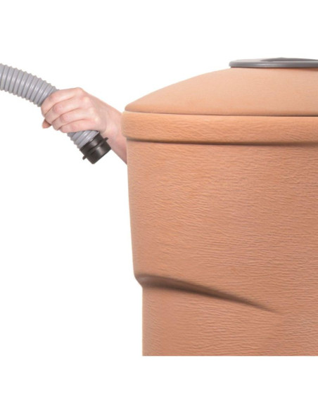 Pojemnik na deszczówkę wallycan 270l cegła