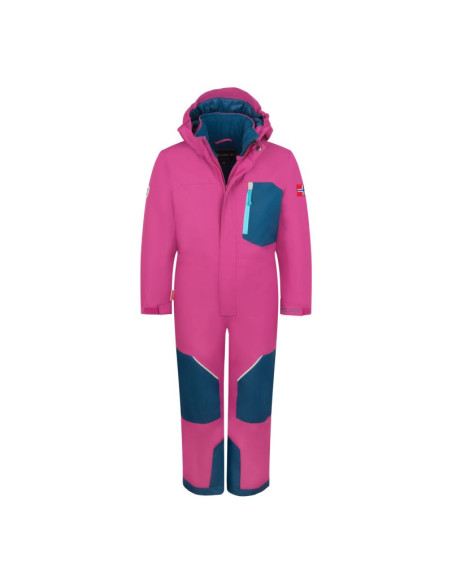 Kombinezony śnieżne + kombinezony trollkids kids isfjord snowsuit xt dla chłopca/dziewczynki (639-243)