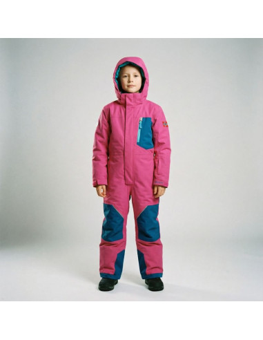 Kombinezony śnieżne + kombinezony trollkids kids isfjord snowsuit xt dla chłopca/dziewczynki (639-243)